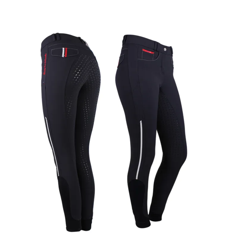 QHP Coco Anti-Slip Full Seat Breeches - Estate